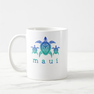 Taza De Café Superar el Maui de dificultad - Hawái - Tortugas d