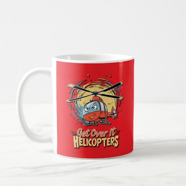 Taza De Café Superar Helicopters Mug (Izquierda)
