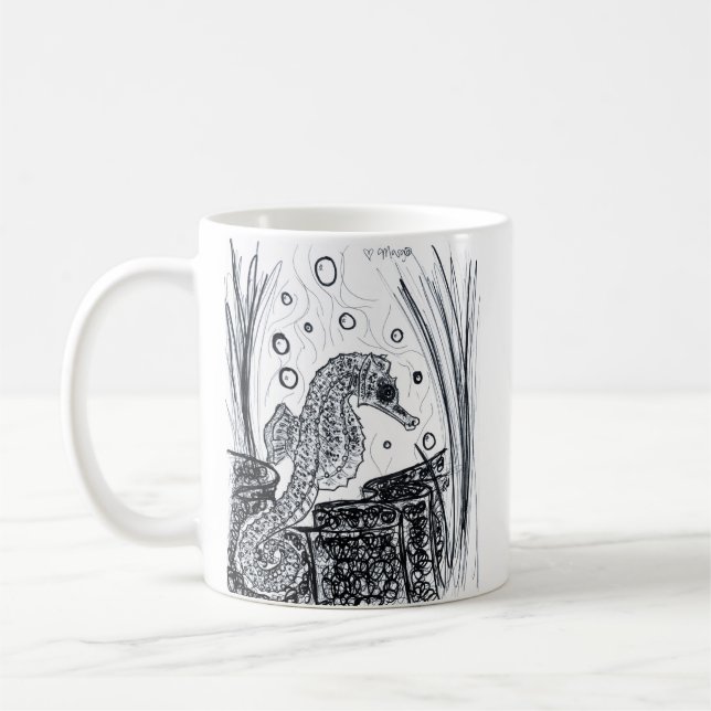 Taza De Café Supercaballito de mar (Izquierda)