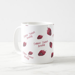 Taza De Café Superdulce Strawberry personalizado