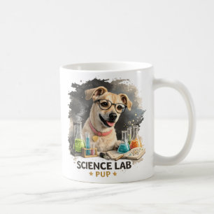 Taza De Café Superestrella de laboratorio de ciencia Perro lind