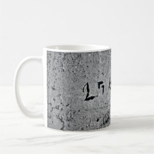 Taza De Café Superficie de hormigón negro y gris