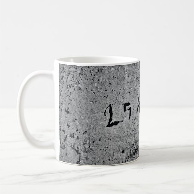 Taza De Café Superficie de hormigón negro y gris (Izquierda)