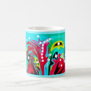 Taza De Café Superficie de un arte de luna alienígena
