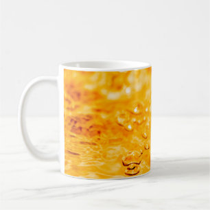 Taza De Café Superficie limpia de riego de agua