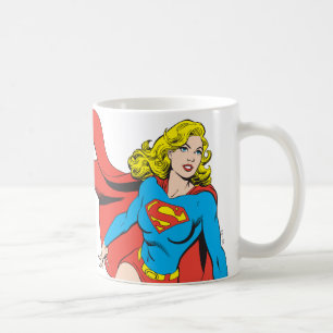 Taza De Café Supergirl en movimiento
