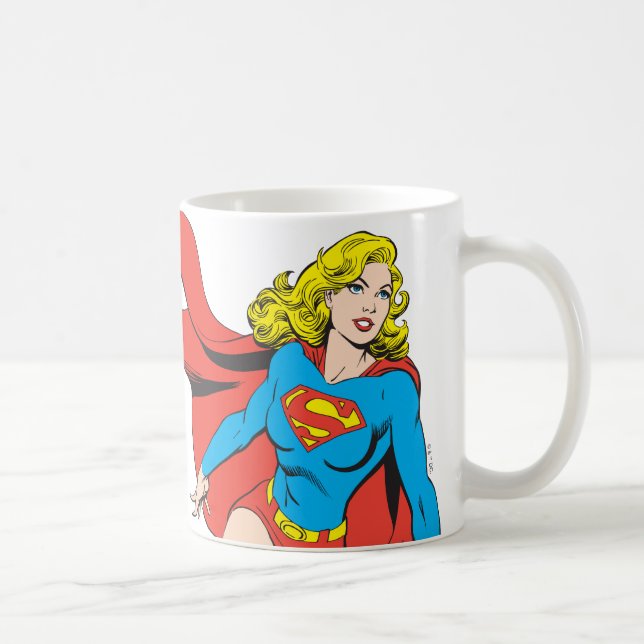 Taza De Café Supergirl en movimiento (Derecha)
