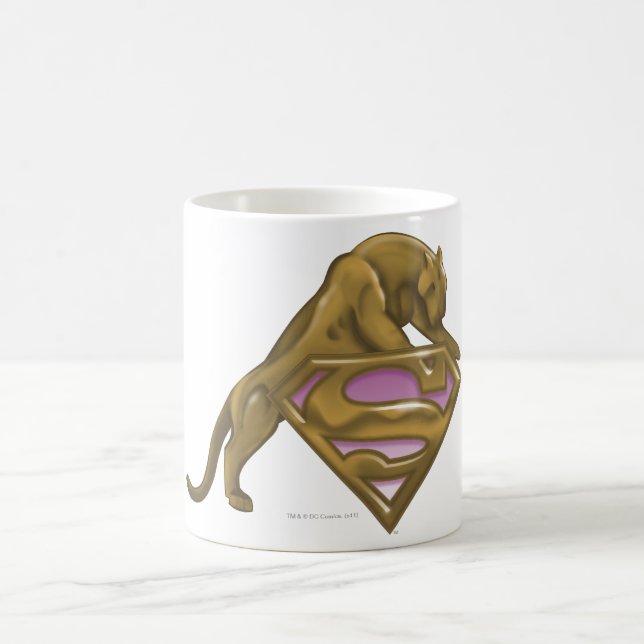Taza De Café Supergirl Golden Cat (Centro)