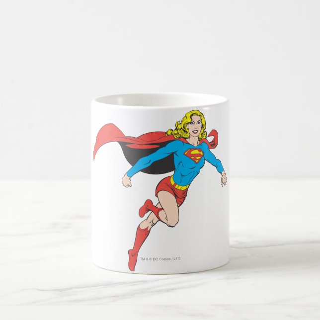 Taza De Café Supergirl Pose 1 (Centro)