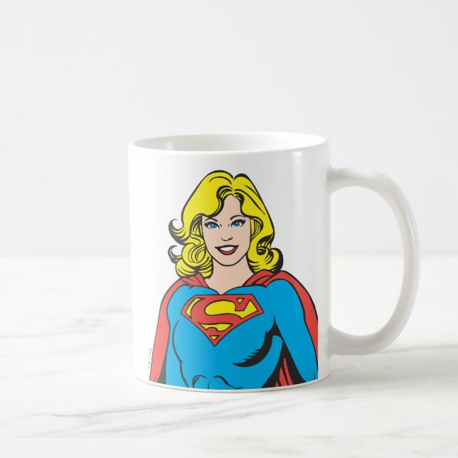 Taza De Café Supergirl Poses (Derecha)