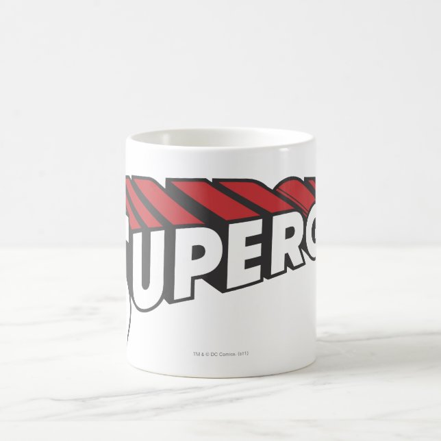 Taza De Café Supergirl Red and White Logo (Centro)