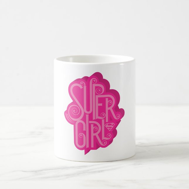 Taza De Café Supergirl Swirl 2 (Centro)