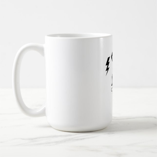 Taza De Café Superhéroe Dad Silhouette | Héroe del Día del Padr (Izquierda)