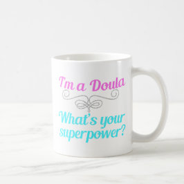Taza De Café Superhéroe de Cute Doula