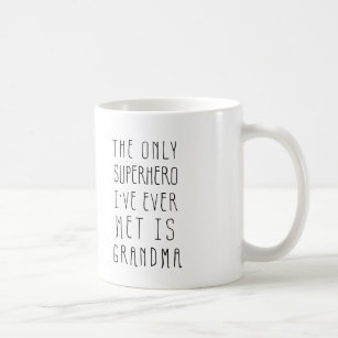 Taza De Café Superhéroe Grandma Mug   Regalos por el Día de los