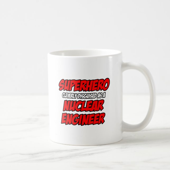 Taza De Café Superhéroe. Ingeniero nuclear (Derecha)