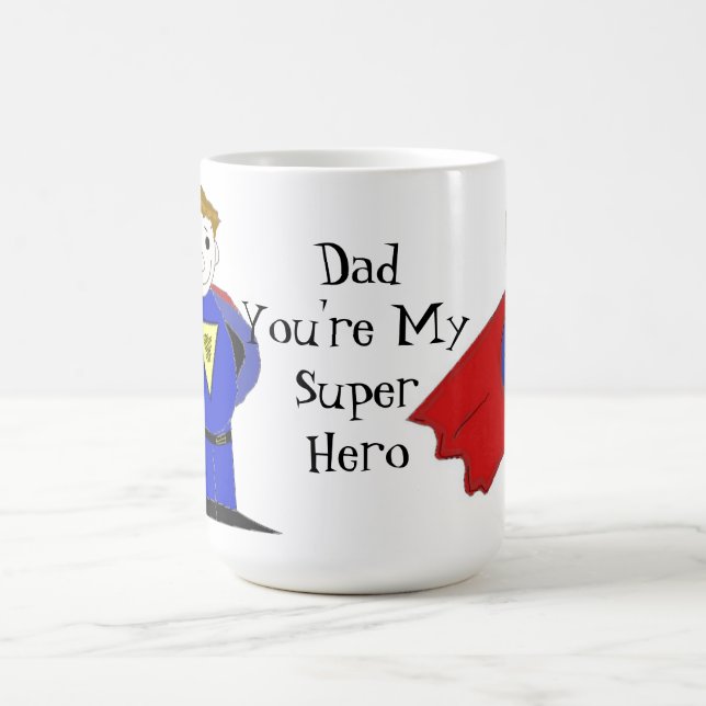 Taza De Café Superhéroe - Papá (Centro)