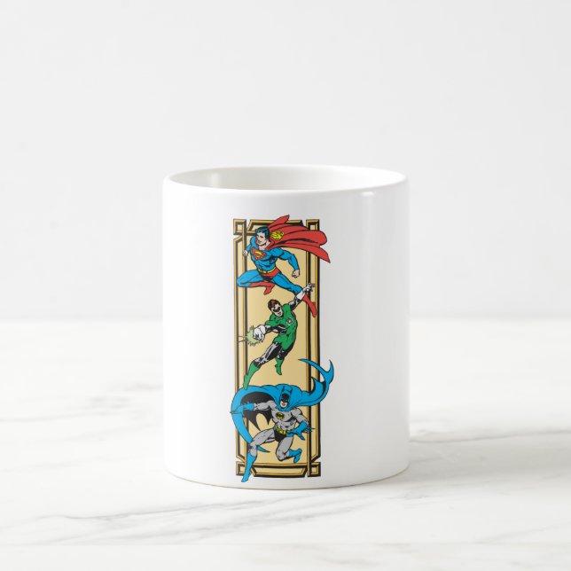 Taza De Café Superhéroes en acción (Centro)