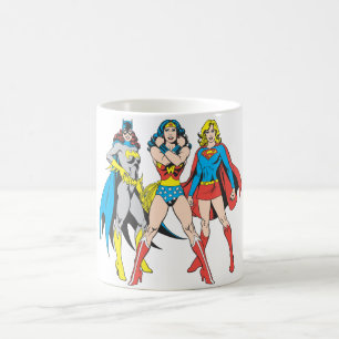 Taza De Café Superheroína Pose