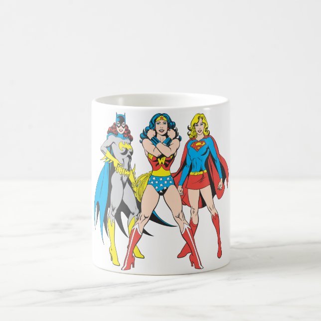 Taza De Café Superheroína Pose (Centro)