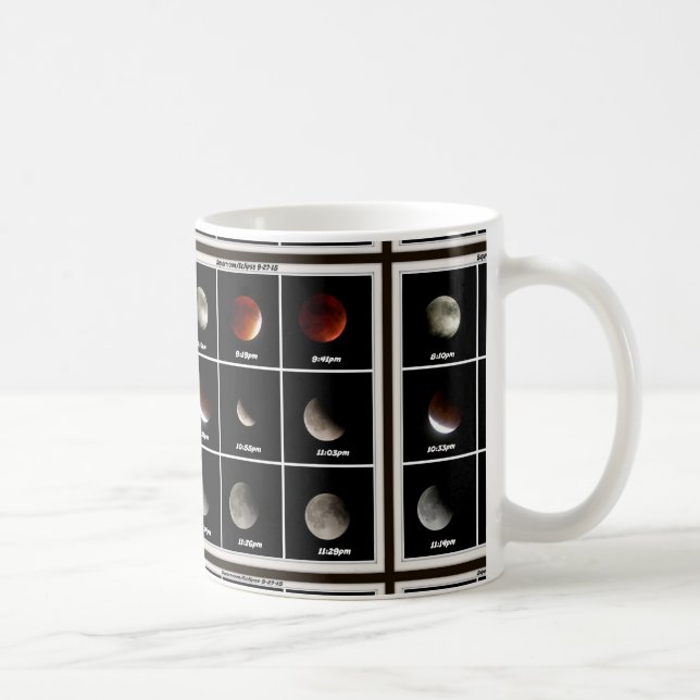 Taza De Café Superluna y eclipse (Derecha)