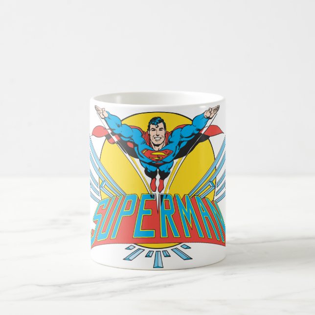 Taza De Café Superman con letras (Centro)