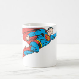 Taza De Café Superman Flying Right