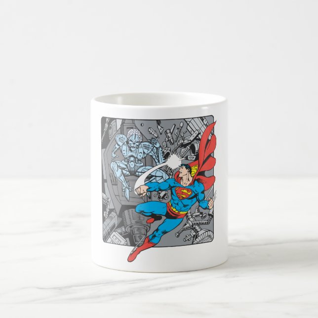 Taza De Café Superman lucha contra Brainiac (Centro)