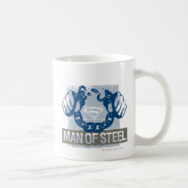 Taza De Café Superman Man of Steel (Derecha)
