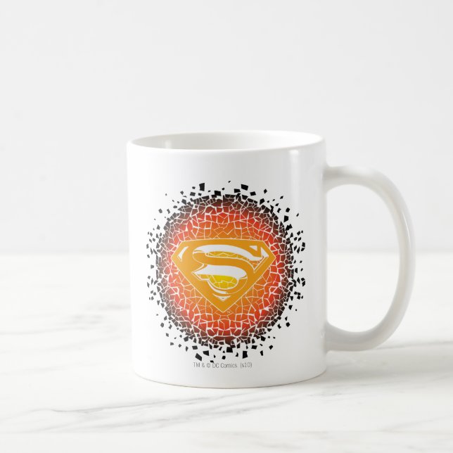 Taza De Café Superman Stylized | Logo de Crackers (Derecha)