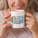 Taza De Café Superocupacional Terapia Terapéutica<br><div class="desc">Soy terapeuta ocupacional,  ¿cuál es su superpotencia? Un regalo divertido para alguien en el campo de la terapia ocupacional. Estrellas de tiro inspiradoras al lado de la cita.</div>
