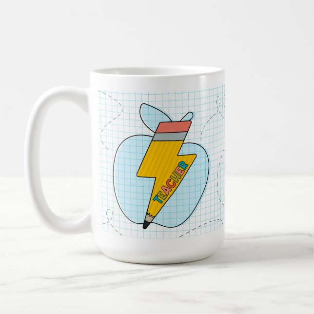 Taza De Café Superpoder del Profesor (Izquierda)