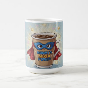 Taza de café superpoderosa de mamá