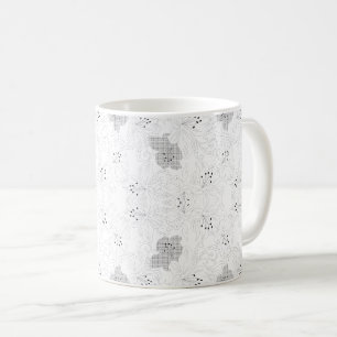 Taza De Café Superposición de cuadrícula transparente – Textura