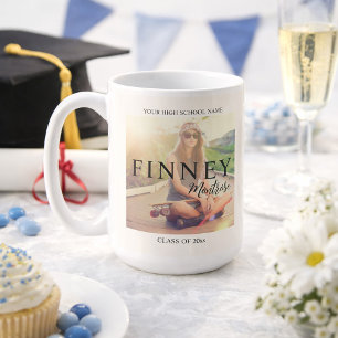 Taza De Café Superposición de texto de foto de graduación