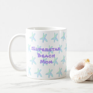 Taza De Café Superstar Beach Mom Starfish