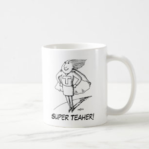 Taza De Café ¡superteacher, Teaher estupendo! , Profesor