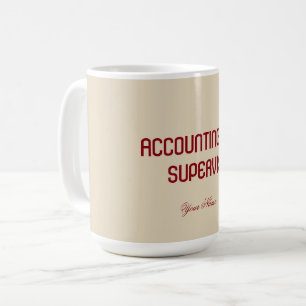 TAZA DE CAFÉ "SUPERVISOR CONTABLE"