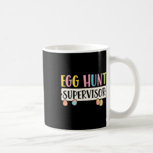 Taza De Café Supervisor de caza de huevos de pascua Divertida M