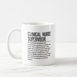 Taza De Café Supervisor de enfermería clínica