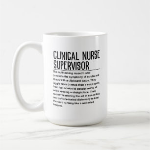 Taza De Café Supervisor de enfermería clínica
