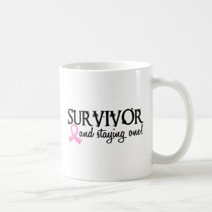 Taza De Café Superviviente 18 del cáncer de pecho