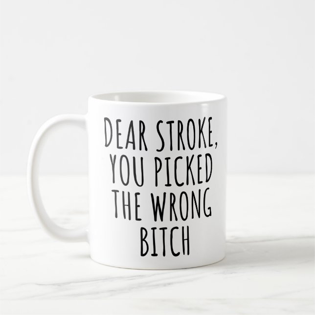 Taza De Café Superviviente de Accidente Cerebrovascular (Izquierda)