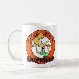 Taza De Café Superviviente de hija adolescente