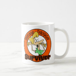 Taza De Café Superviviente de hija adolescente