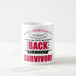 Taza De Café Superviviente de la cirugía de espalda