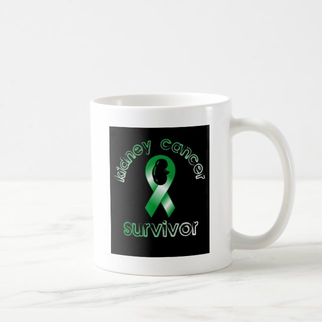 Taza De Café Superviviente del cáncer del riñón (Derecha)