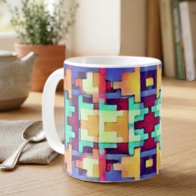 Taza De Café Sureste abstracto brillante (Subido por el creador)