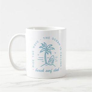 Taza De Café Surf beach club surfer surf ocean lover citas de a