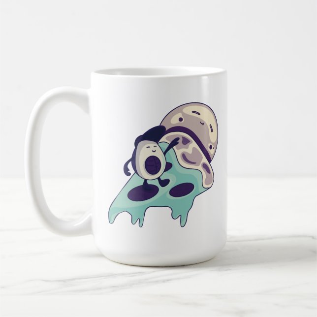 Taza De Café Surf de aguacate en trozos de la versión de la Cas (Izquierda)
